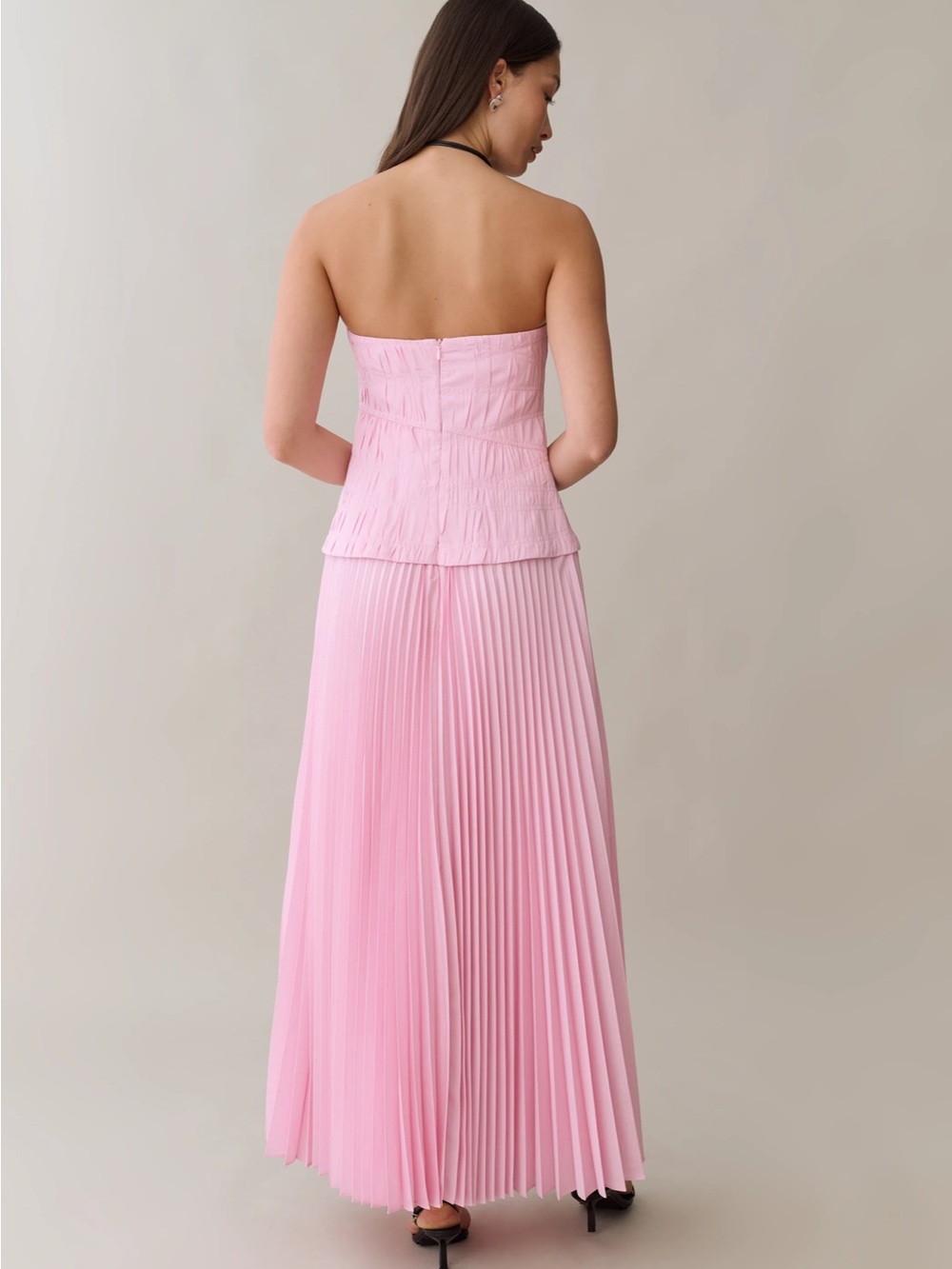 o.p.t Ada Pink Dress Size 2 NWT Few Moda - Picture 4 of 7